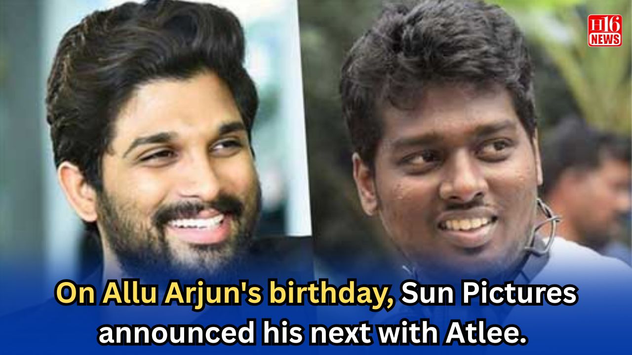 On Allu Arjun's birthday, Sun Pictures announced his next with Atlee.